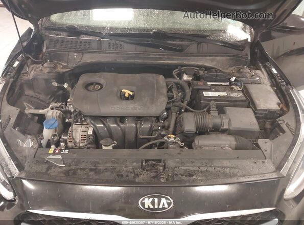 3KPF24AD2KE037266 2019 KIA FORTE Black უკანა ხედი