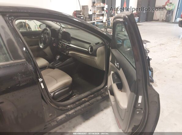 3KPF24AD2KE037266 2019 KIA FORTE Black წინა სალონის ხედი