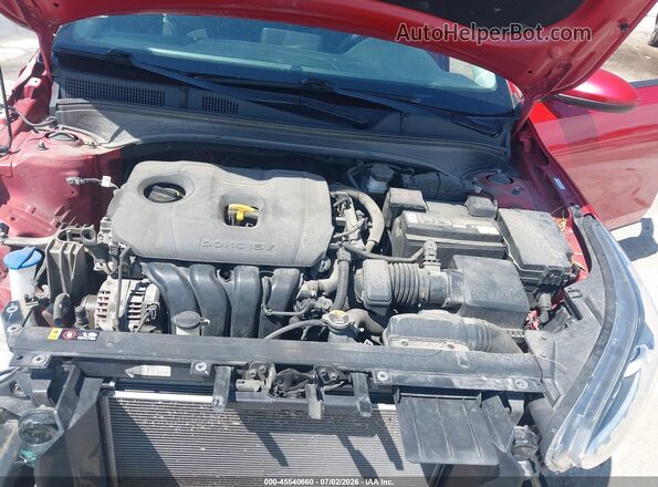 3KPF24AD2KE055363 2019 KIA FORTE Red Вид ззаду