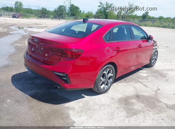 3KPF24AD2KE055363 2019 KIA FORTE Red Задня права чверть