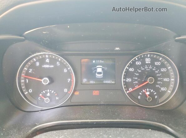 3KPF24AD2KE067593 2019 KIA FORTE Silver ხელსაწყოთა პანელის ხედი