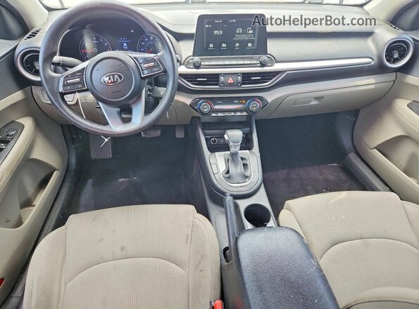 3KPF24AD2KE098441 2019 KIA FORTE Black Widok deski rozdzielczej