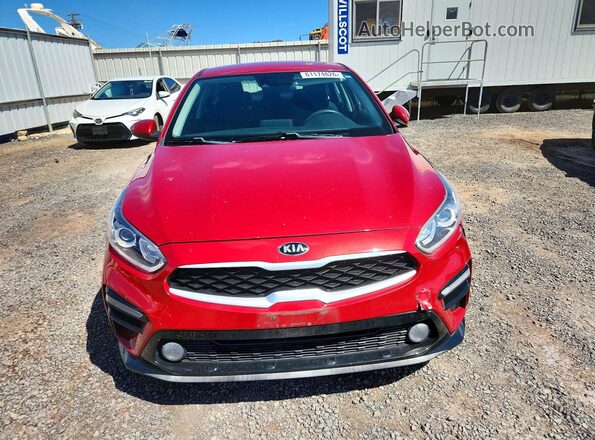 3KPF24AD2KE121247 2019 KIA FORTE Red Vista frontal