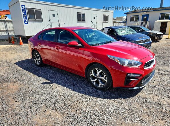 3KPF24AD2KE121247 2019 KIA FORTE Red Delantero derecho