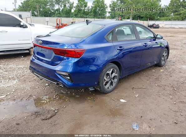 3KPF24AD2LE179117 2020 KIA FORTE Blue Задня права чверть