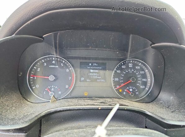 3KPF24AD2LE236514 2020 KIA FORTE Silver Widok zestawu wskaźników