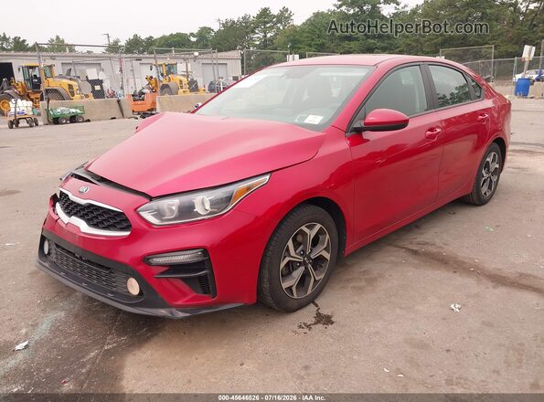 3KPF24AD2LE245231 2020 KIA FORTE Red Front left