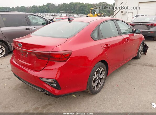 3KPF24AD2LE245231 2020 KIA FORTE Red Rear right