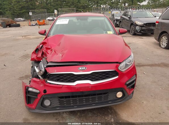 3KPF24AD2LE245231 2020 KIA FORTE Red Instrument cluster view