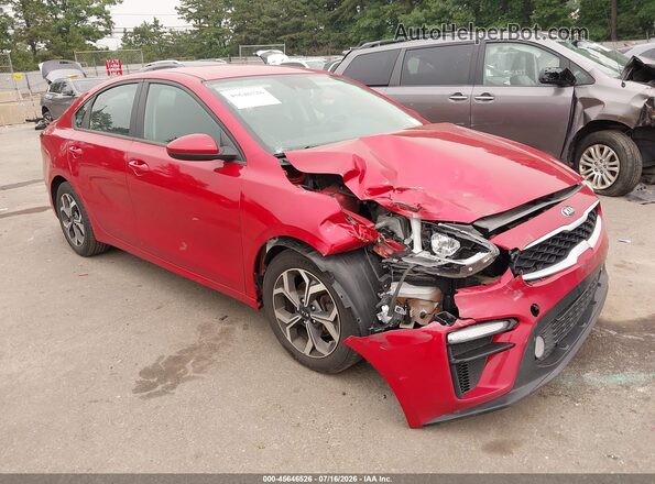 3KPF24AD2LE245231 2020 KIA FORTE Red Front view