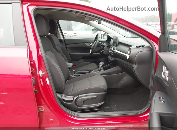 3KPF24AD2LE245231 2020 KIA FORTE Red Front interior view