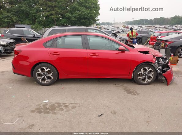 3KPF24AD2LE245231 2020 KIA FORTE Red Rear interior view