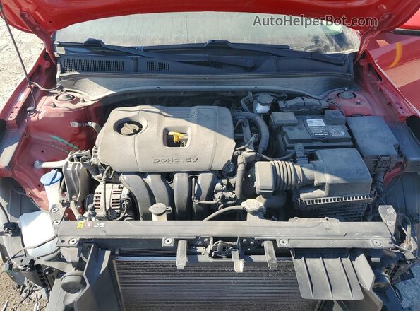 3KPF24AD2ME352894 2021 KIA FORTE Red Սալոնի հետևի տեսք