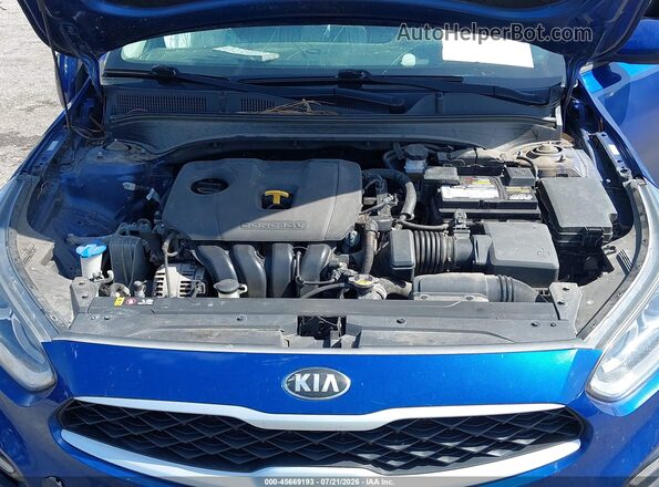 3KPF24AD2ME394577 2021 KIA FORTE Blue Հետևի տեսք