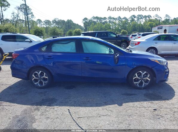 3KPF24AD2ME394577 2021 KIA FORTE Blue Սալոնի հետևի տեսք