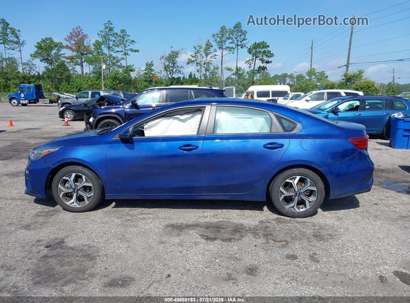 3KPF24AD2ME394577 2021 KIA FORTE Blue Սալոնի 360 աստիճան տեսք
