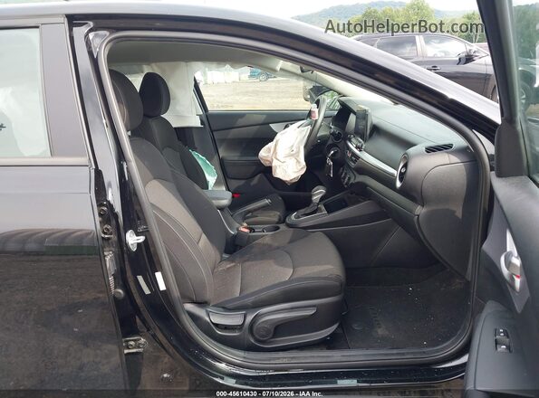 3KPF24AD2NE446906 2022 KIA FORTE Black Widok wnętrza z przodu