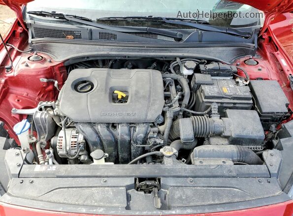 3KPF24AD2PE509876 2023 KIA FORTE Red უკანა სალონის ხედი