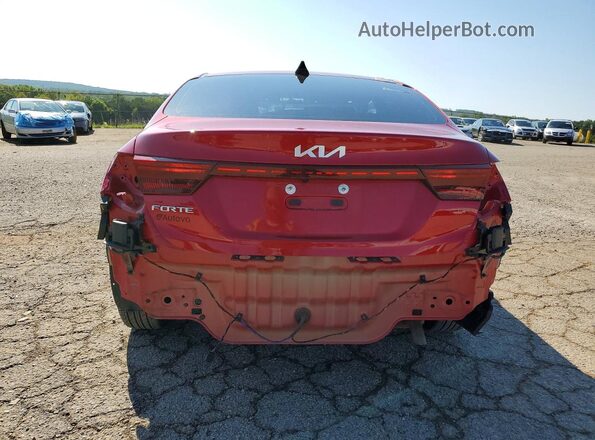 3KPF24AD2PE511059 2023 KIA FORTE Red უკანა ხედი