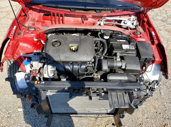 3KPF24AD2PE511059 2023 KIA FORTE Red უკანა სალონის ხედი