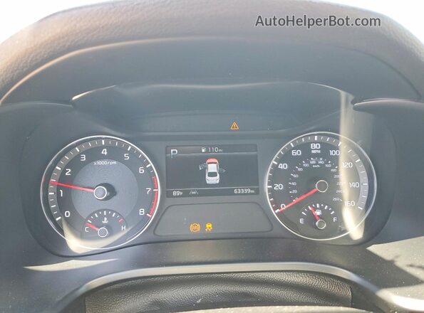 3KPF24AD2PE566367 2023 KIA FORTE Silver ხელსაწყოთა პანელის ხედი