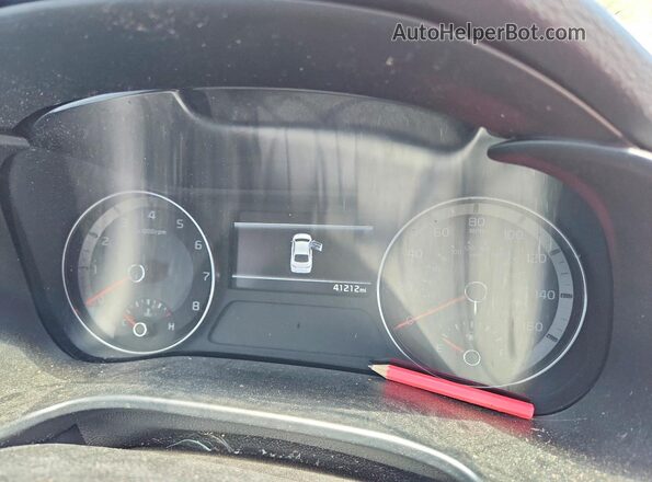 3KPF24AD2PE658739 2023 KIA FORTE Red Вид щитка приладів