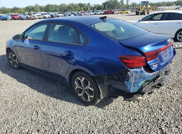 3KPF24AD3KE032481 2019 KIA FORTE Blue Հետևի ձախ
