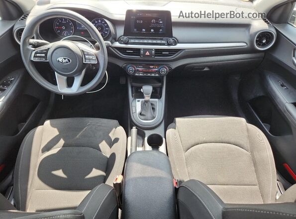 3KPF24AD3KE032481 2019 KIA FORTE Blue Առջևի վահանակի տեսք