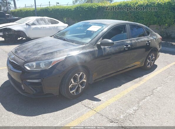 3KPF24AD3KE035459 2019 KIA FORTE Черный Передняя левая четверть