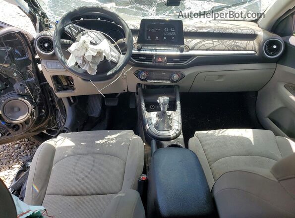 3KPF24AD3KE036126 2019 KIA FORTE Black Vista del salpicadero