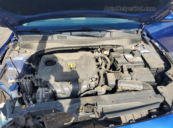 3KPF24AD3KE048440 2019 KIA FORTE Синий Вид задней части салона