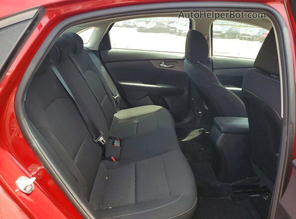 3KPF24AD3KE060510 2019 KIA FORTE Red Вид задніх сидінь