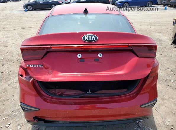 3KPF24AD3KE060510 2019 KIA FORTE Red Вид ззаду