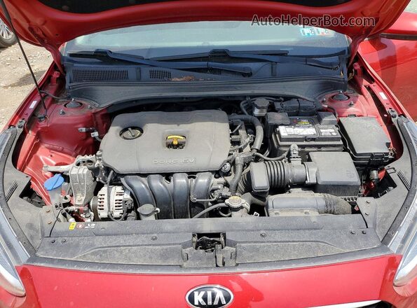 3KPF24AD3KE060510 2019 KIA FORTE Red Вид задньої частини салону