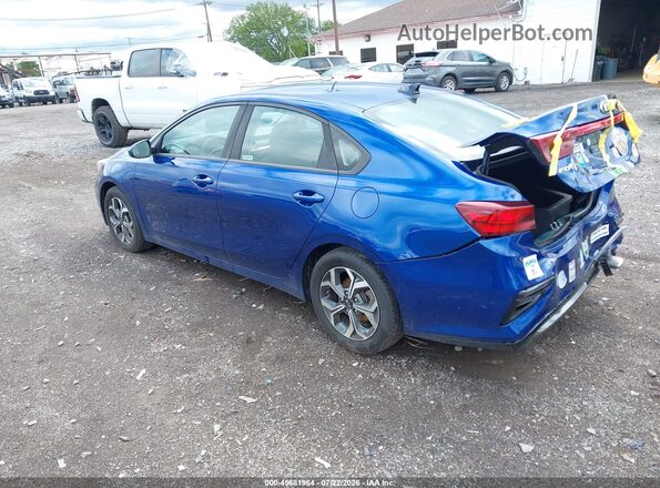 3KPF24AD3KE073788 2019 KIA FORTE Blue Rear left