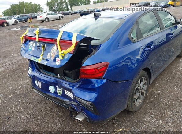 3KPF24AD3KE073788 2019 KIA FORTE Blue Front view