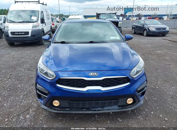 3KPF24AD3KE073788 2019 KIA FORTE Blue Instrument cluster view