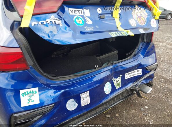 3KPF24AD3KE073788 2019 KIA FORTE Blue 