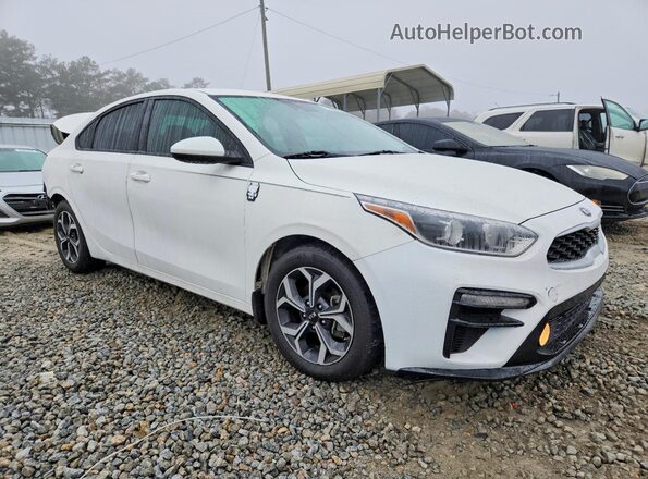 3KPF24AD3KE078649 2019 KIA FORTE White Delantero derecho