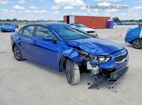 3KPF24AD3KE084211 2019 KIA FORTE Blue Передня права чверть