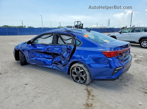 3KPF24AD3KE084211 2019 KIA FORTE Blue Задня ліва чверть