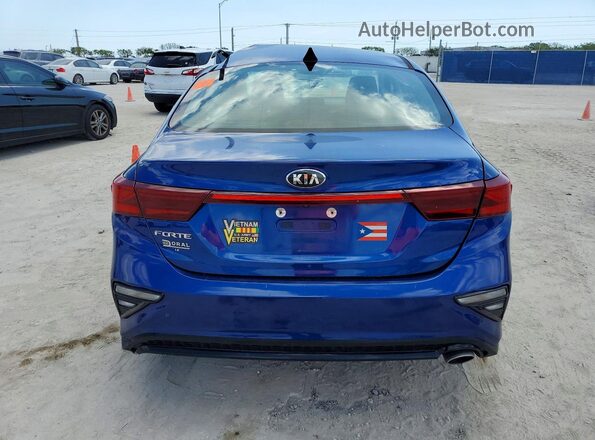 3KPF24AD3KE084211 2019 KIA FORTE Blue Вид ззаду