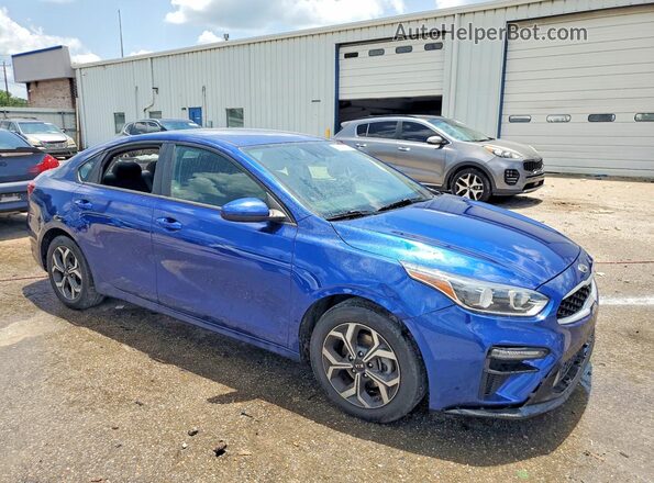 3KPF24AD3LE230365 2020 KIA FORTE Синий Передняя правая четверть