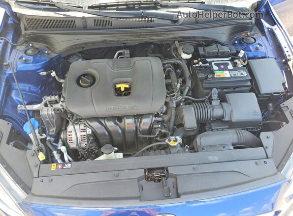 3KPF24AD3LE230365 2020 KIA FORTE Синий Вид задней части салона