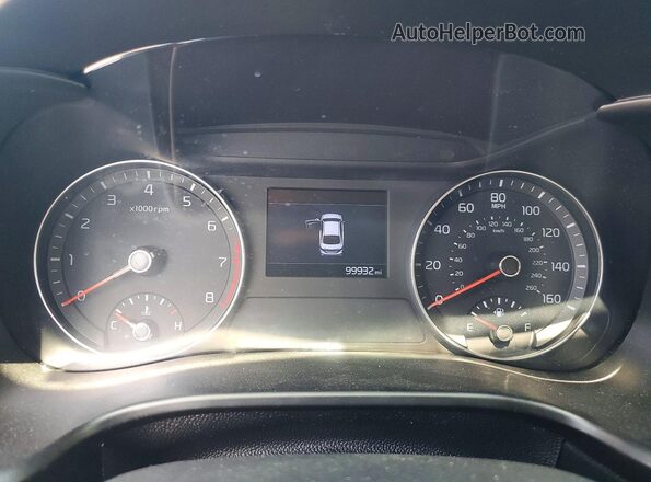 3KPF24AD3LE230365 2020 KIA FORTE Синий Вид щитка приборов