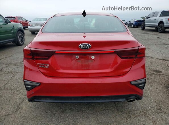 3KPF24AD3LE238577 2020 KIA FORTE Красный Вид сзади