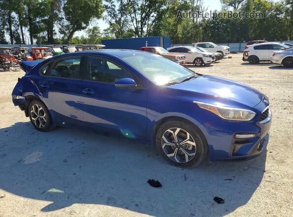 3KPF24AD3ME273220 2021 KIA FORTE Синий Передняя правая четверть
