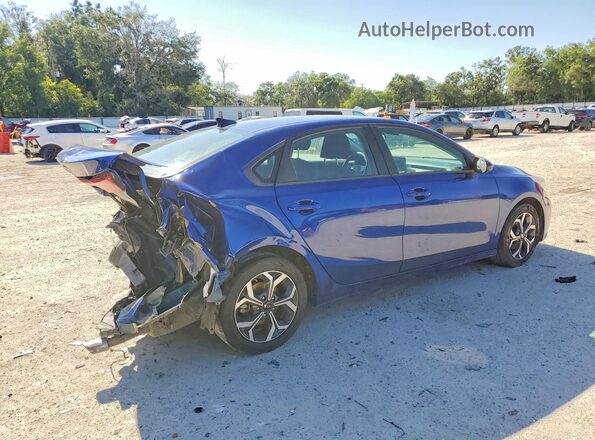 3KPF24AD3ME273220 2021 KIA FORTE Синий Задняя правая четверть