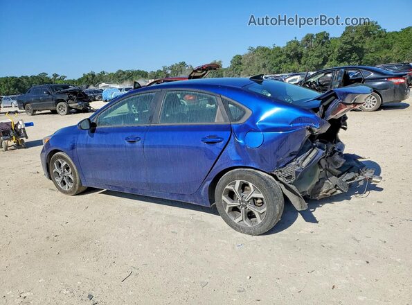 3KPF24AD3ME273220 2021 KIA FORTE Синий Задняя левая четверть