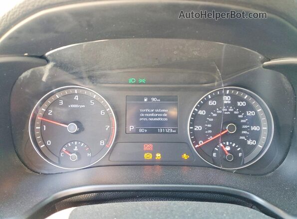 3KPF24AD3ME273220 2021 KIA FORTE Синий Вид щитка приборов